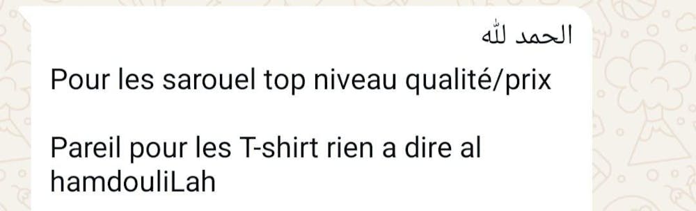 Sarouel Lin classique - noir