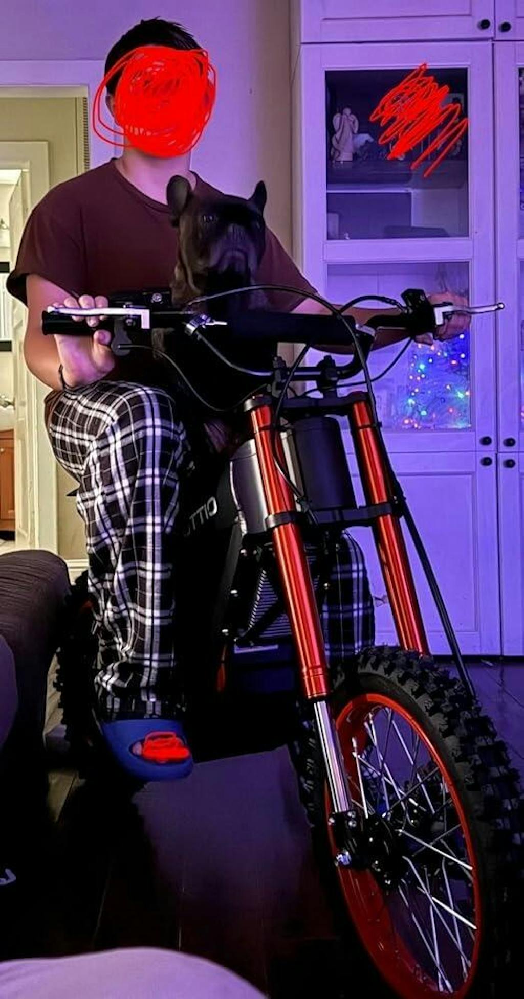 Qnut EDB001 Electric Motorcycle 36MPH – 1500W Power, 53-Mile Range, Hydraulic Brakes