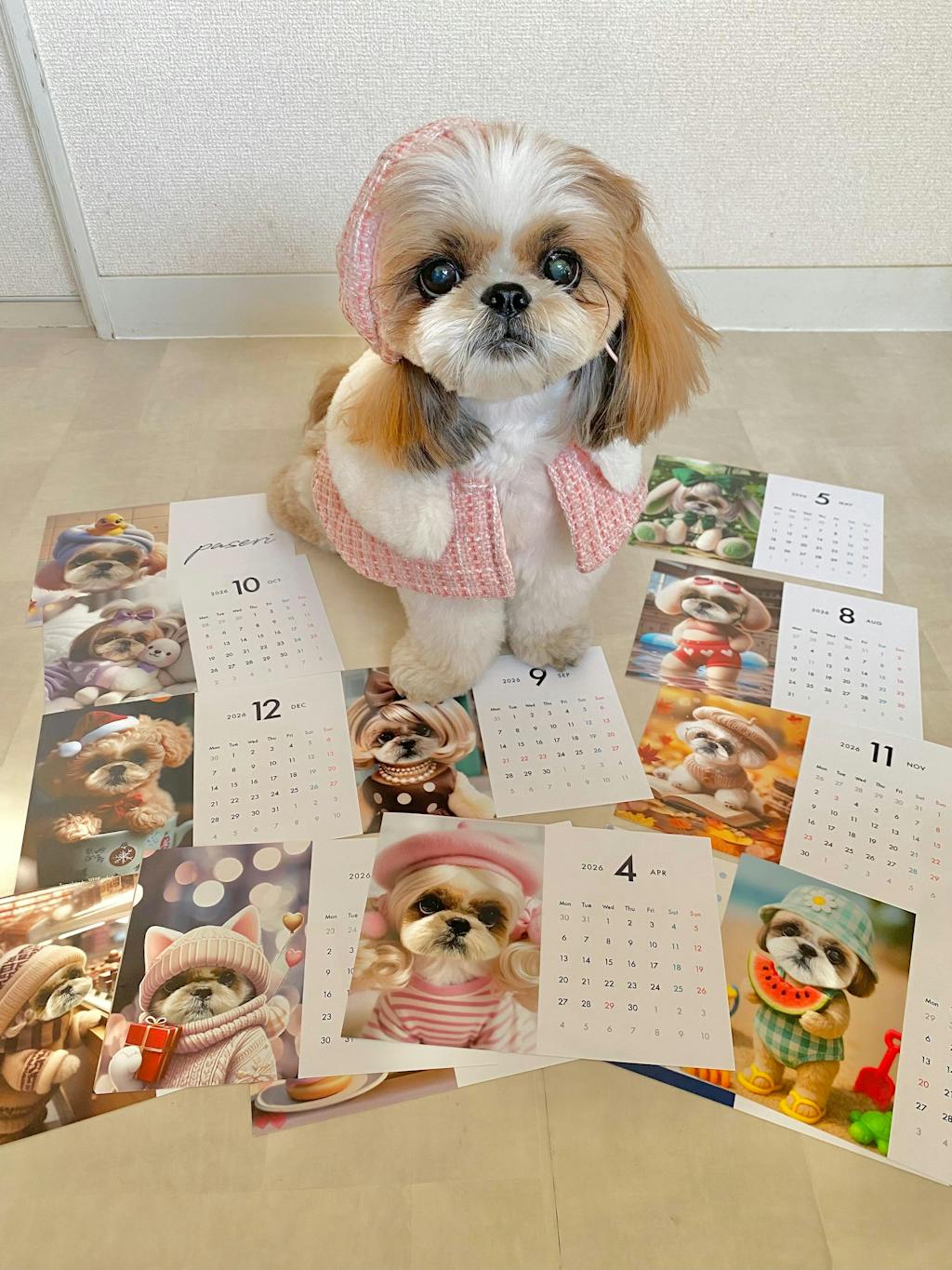 卓上フォトカレンダー