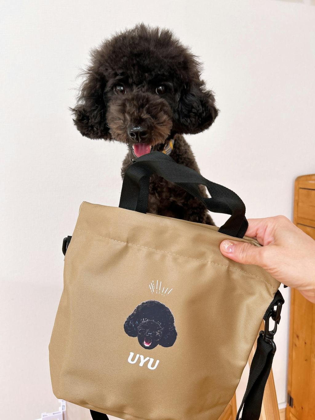 似顔絵おさんぽバッグ