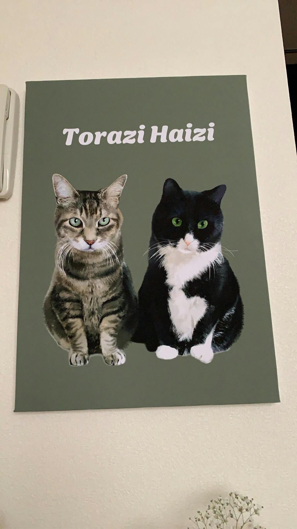 似顔絵キャンバス