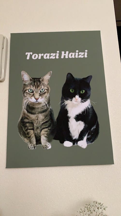 似顔絵キャンバス