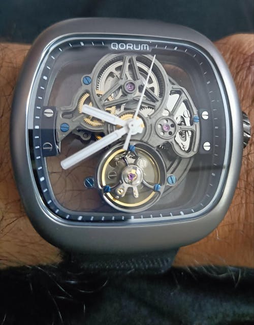 Qorum Equinox Men’s Automatic Skeleton Watch