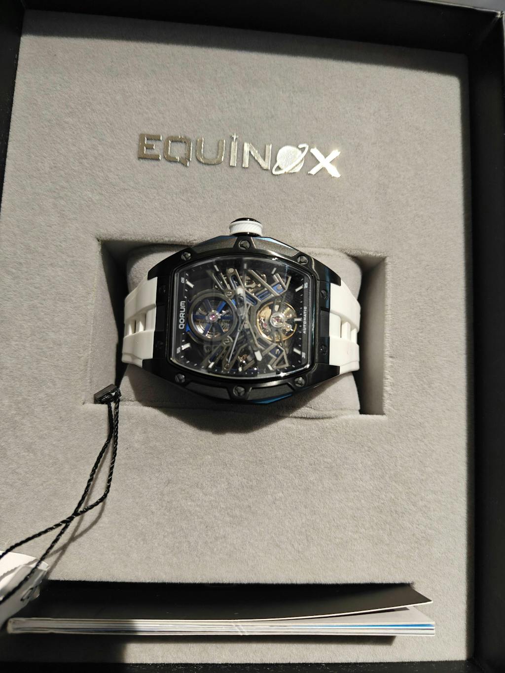 Qorum Equinox Men’s Automatic Skeleton Watch