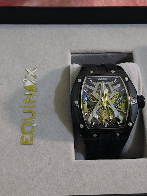 Qorum Equinox Men’s Automatic Skeleton Watch