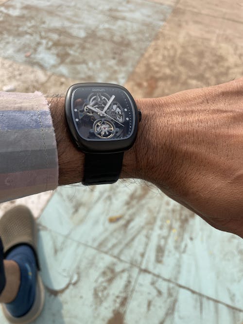 Qorum Equinox Men’s Automatic Skeleton Watch