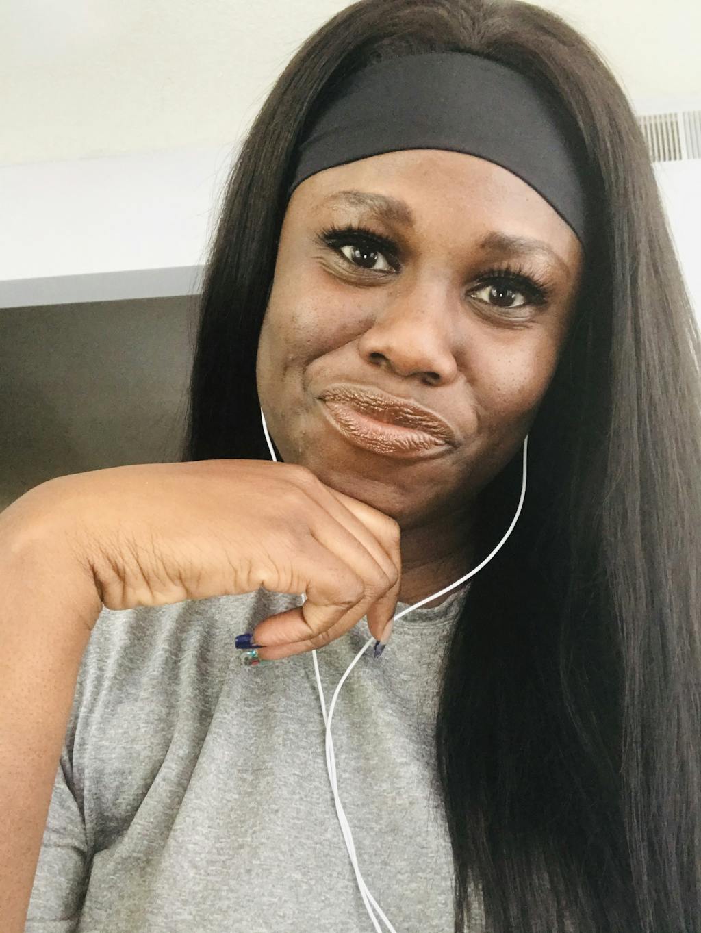 Headband Straight Wig High Quality Headband Human Hair Wigs Glueless