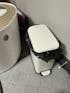 1.3 Gallon Matte White Slim Step Can - Pack of 2
