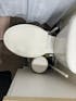 1.6 Gallon Matte White Round Step Can - Pack of 2