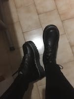 FANNY - platform lace ankle boots