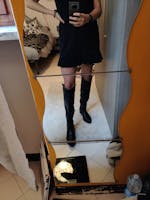 TRICIA - camperos alti in pu nero