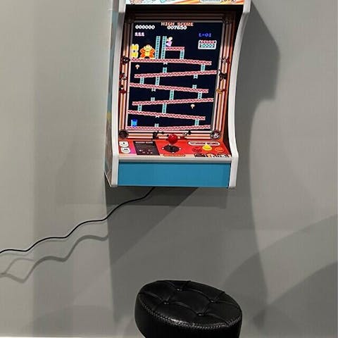 Donkey Kong Wall Arcade Machine