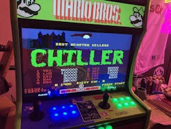 Mario Bros Themed Wall Mounted Arcade Machine