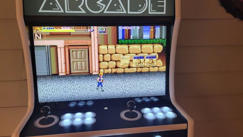 Black Retro Wall Mounted Arcade Machine
