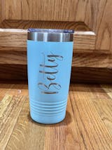 Custom Name Drinkware [CLICK FOR SIZE AND COLOR OPTIONS] - Queen B