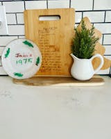 17 Mrs. Claus' Christmas Kitchen Maple Paddle Cutting Board