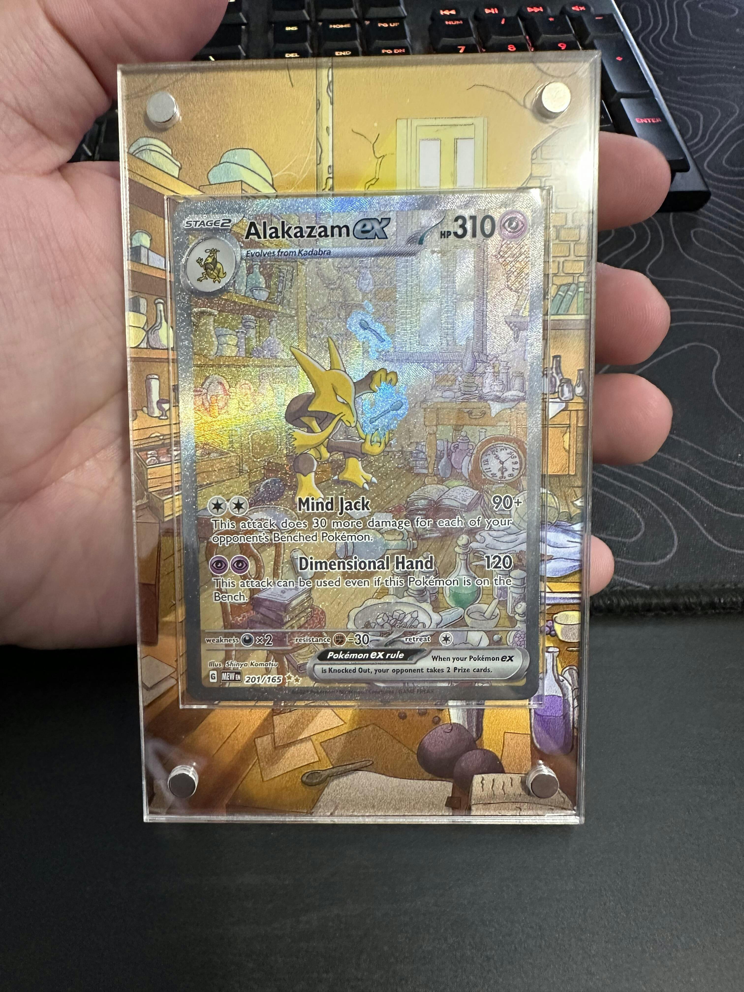 Alakazam EX 151 Art Guard Case(Ungraded) QuietCustoms