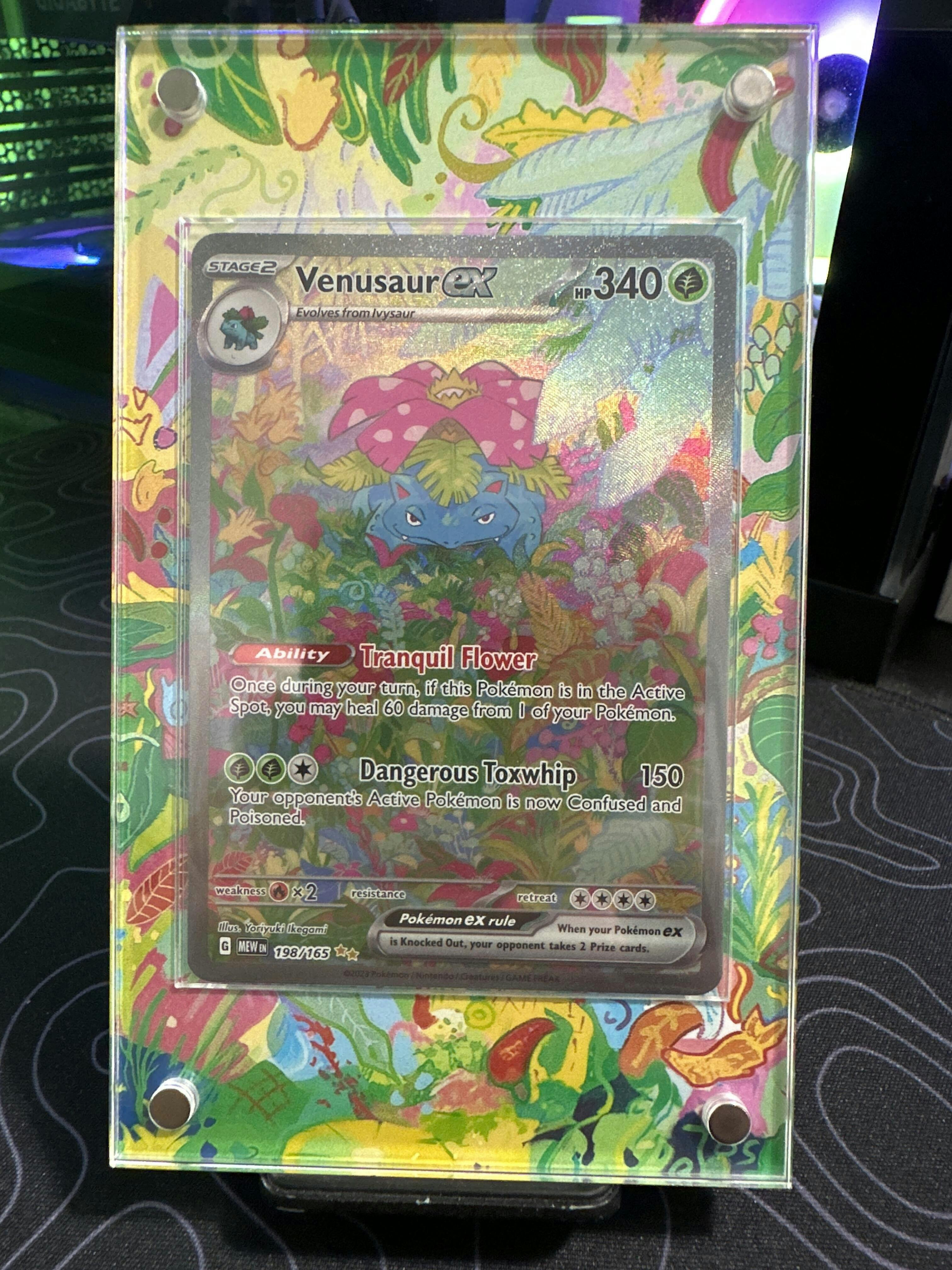 Venusaur EX Pokémon 151 Art Guard (Ungraded) QuietCustoms