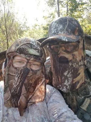 Mossy Oak Break-Up Camo Hat and Front Face Concealment (Adjustable, OSFM)