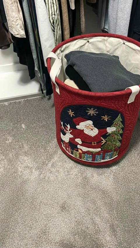 Petal Prism Quilted Laundry Basket NCU0PTT750