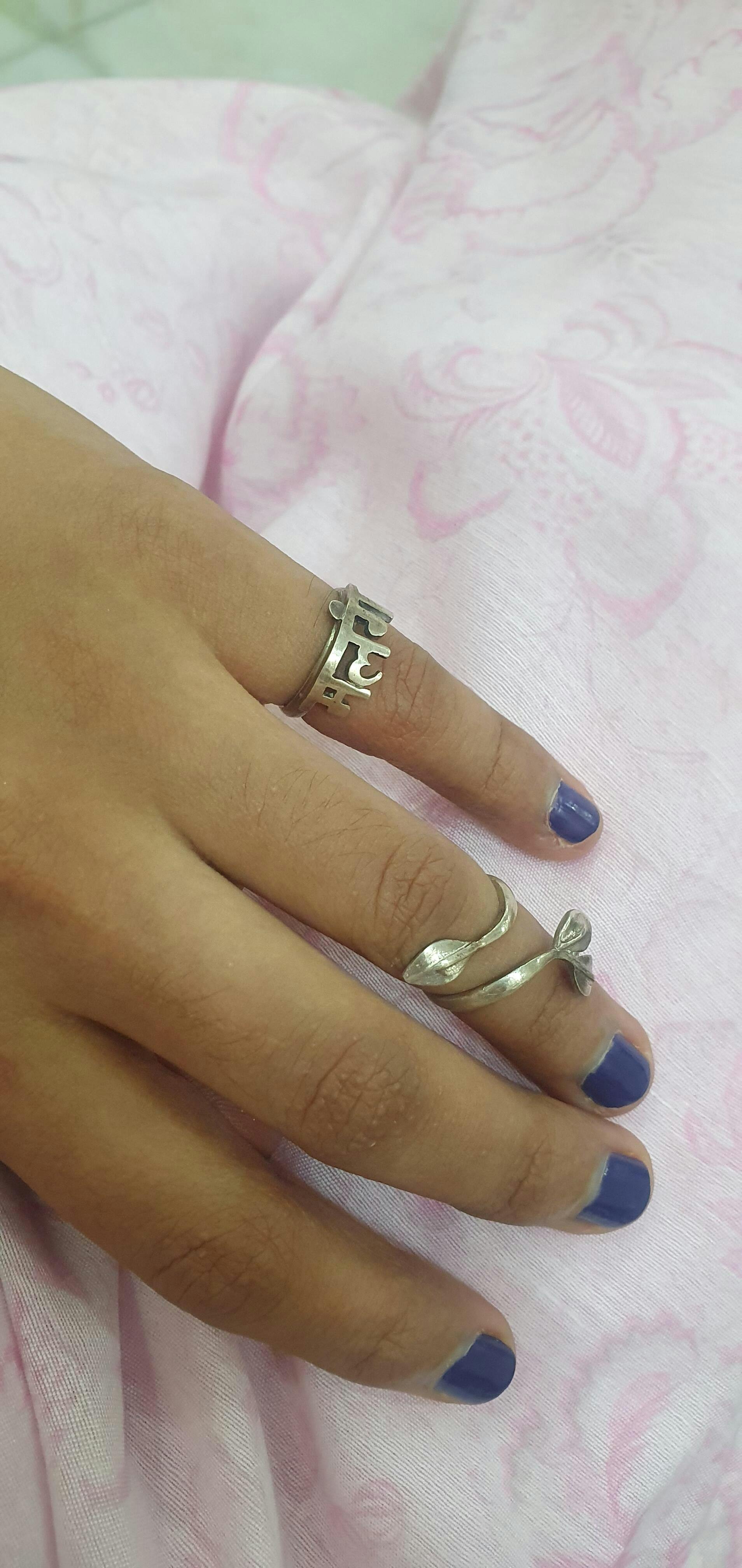 Buy Quirksmith Women Oxidised Silver Aztec Flip Toe Ring - Ring for Women  6818503 | Myntra