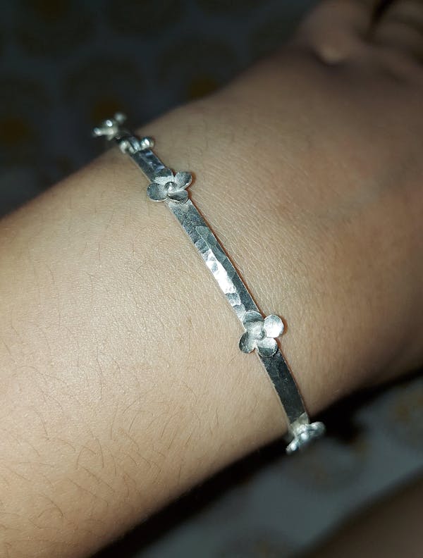 Tiny Flower Bangle