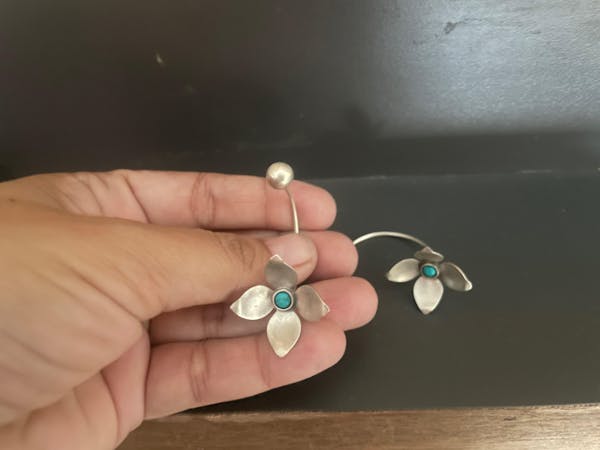 Floral Drop Earrings