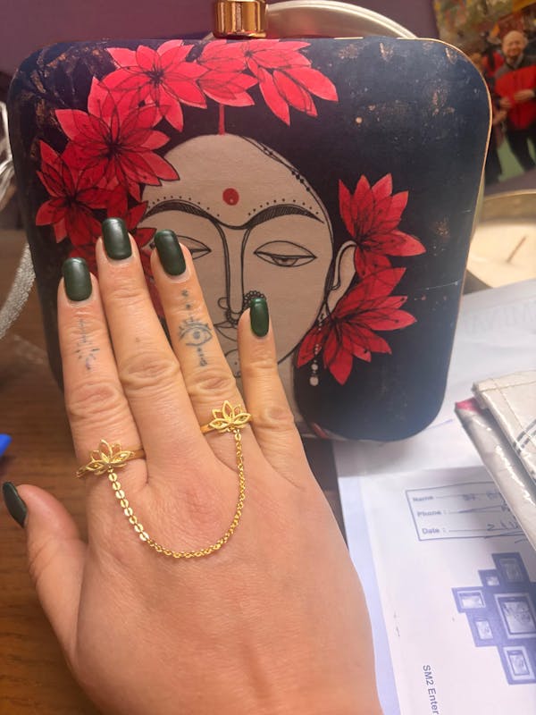 Kamal Two Finger Ring