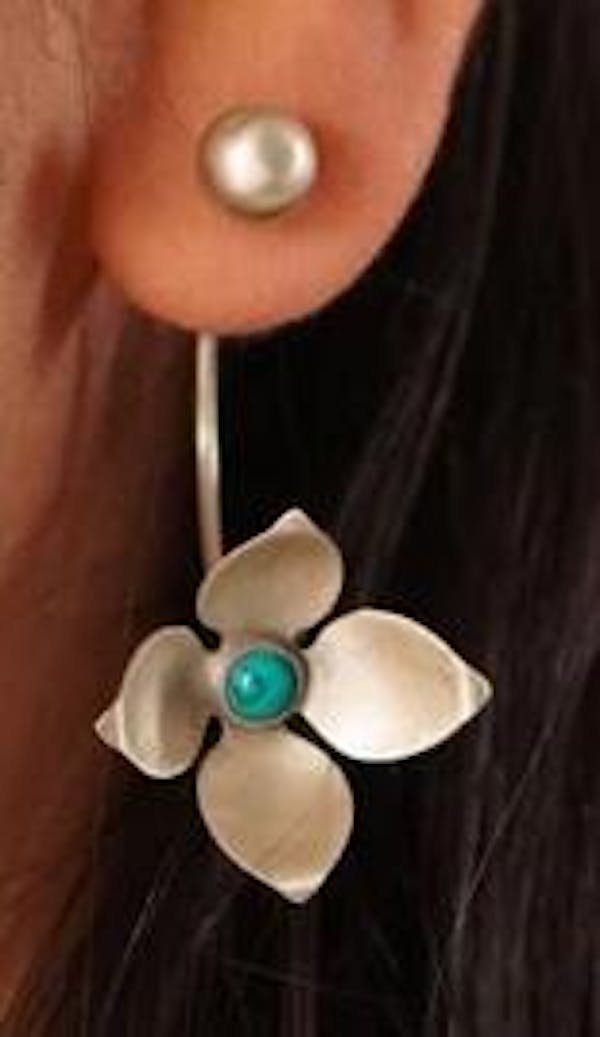 Floral Drop Earrings
