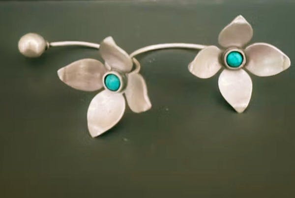 Floral Drop Earrings