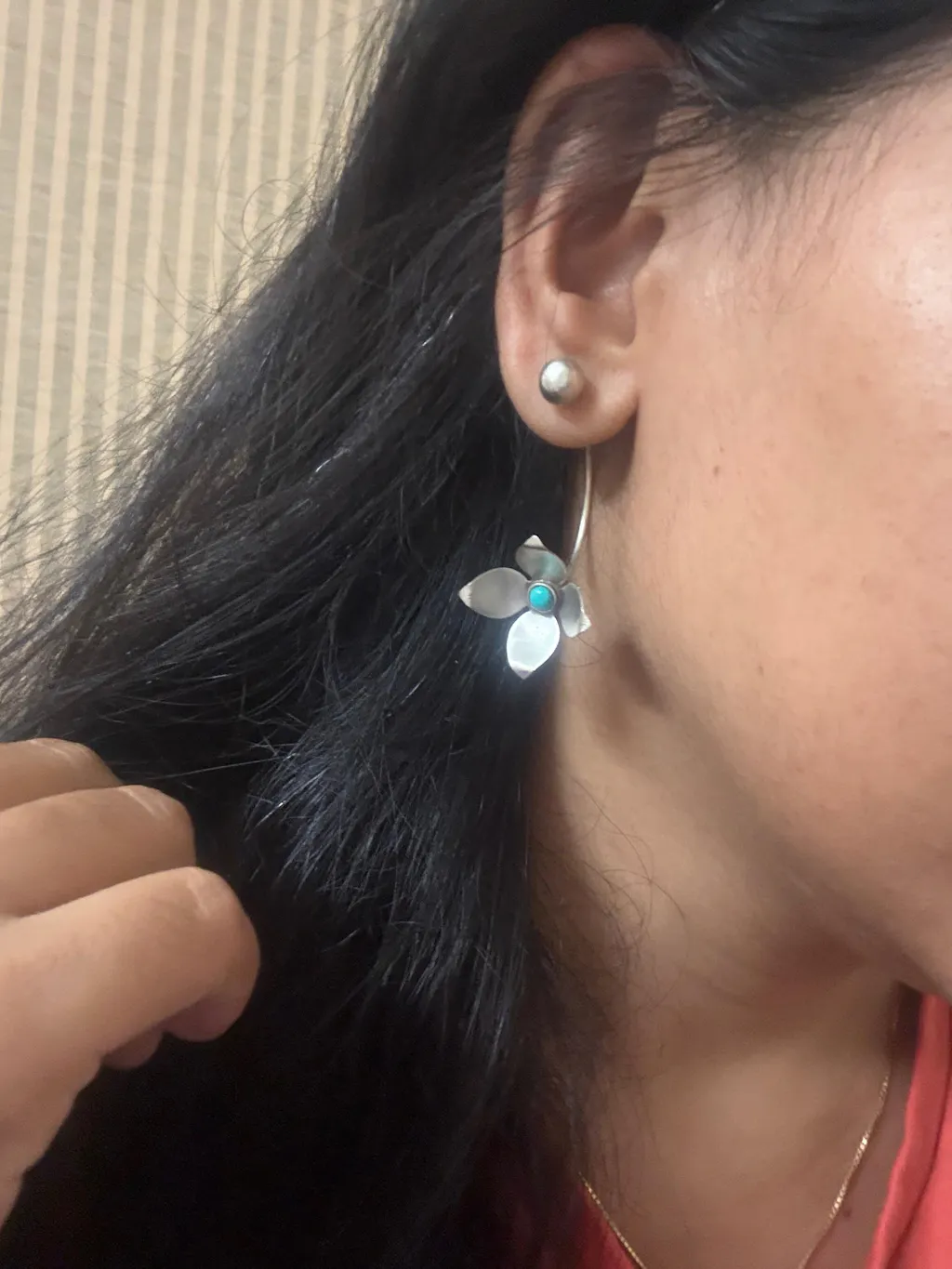 Floral Drop Earrings