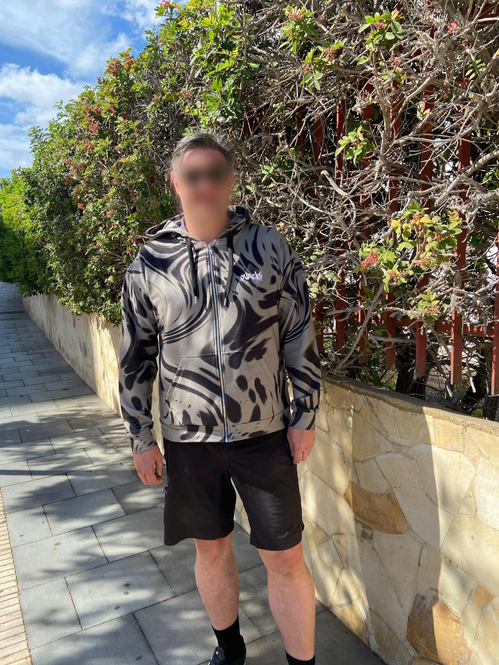 Unisex zip hoodie Qvacky Model 527EF