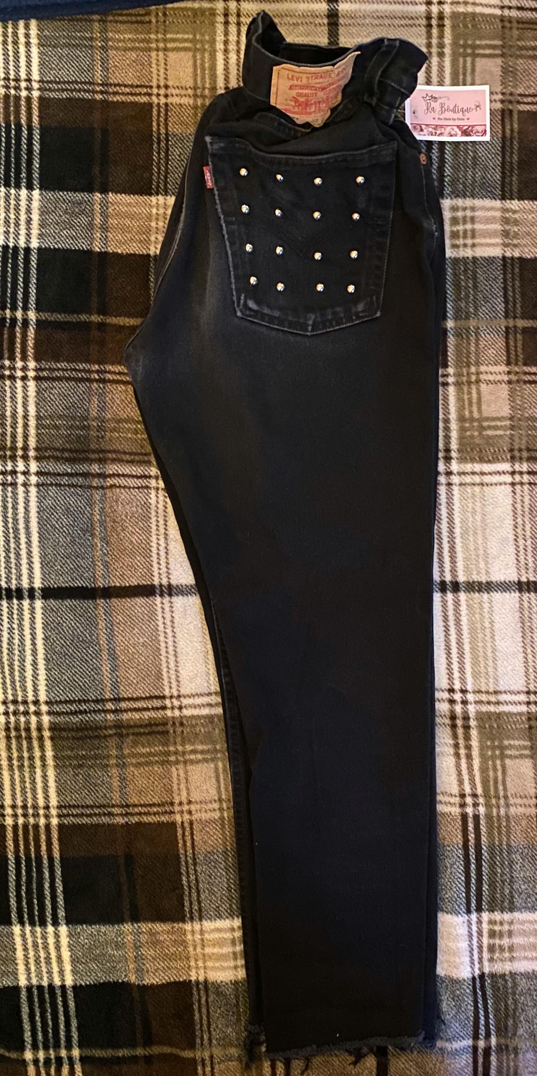 Levi's Vintage a borchie a caramella nero|Spedizione in 24h.