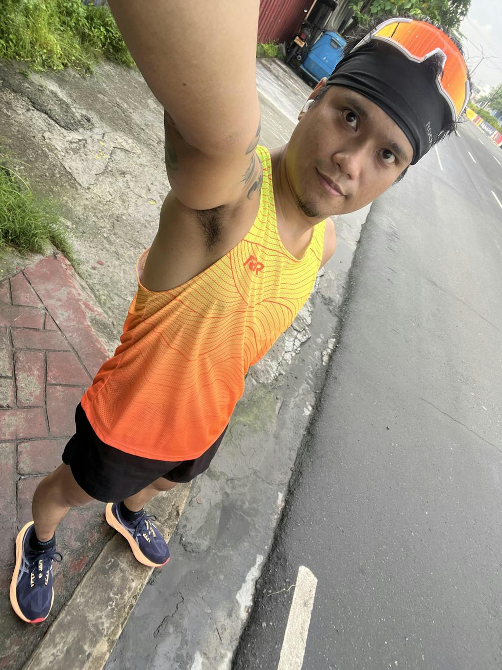 Roadracer Neon Running Singlet