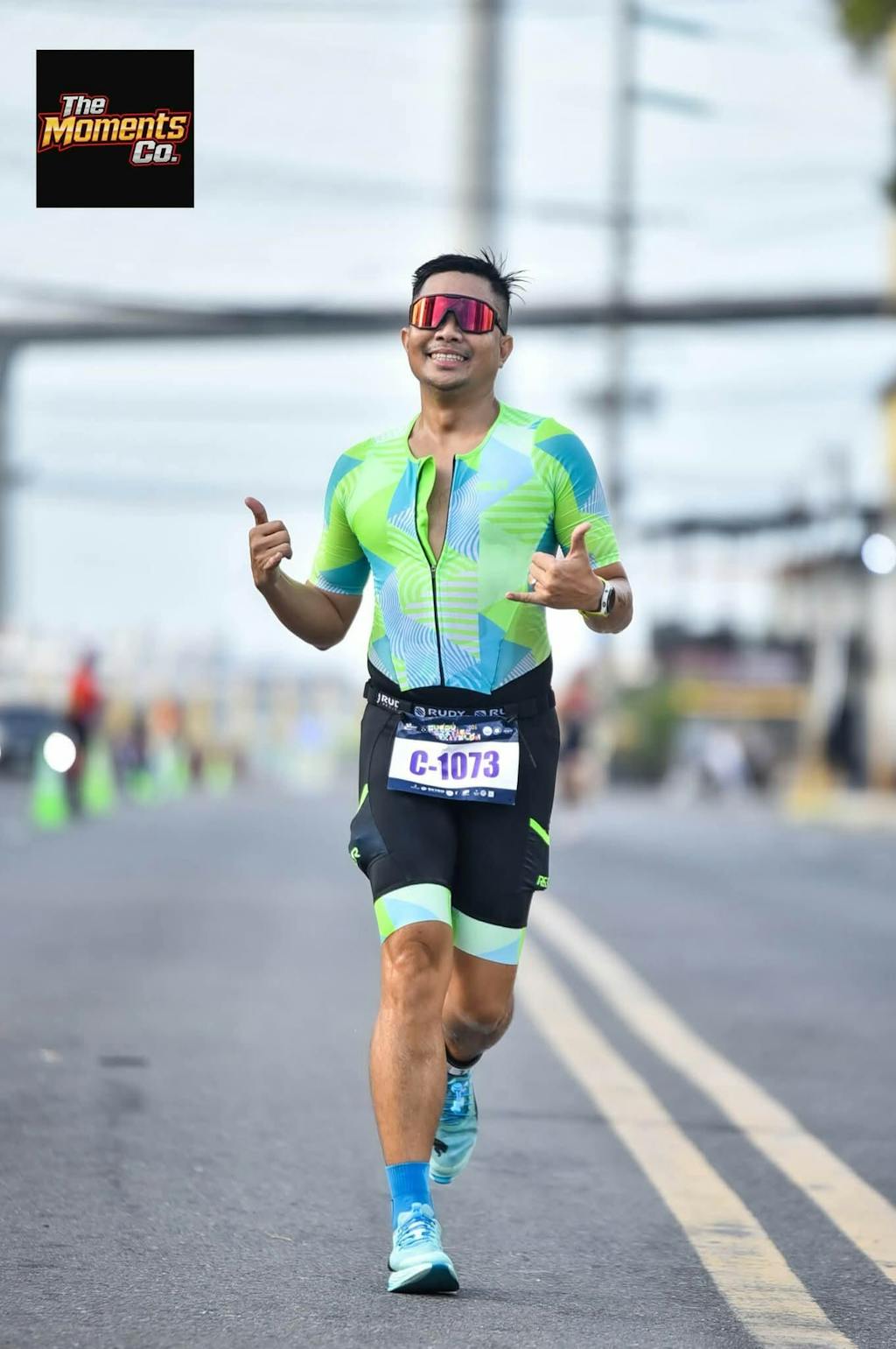 Neon Green Luminous Trisuit
