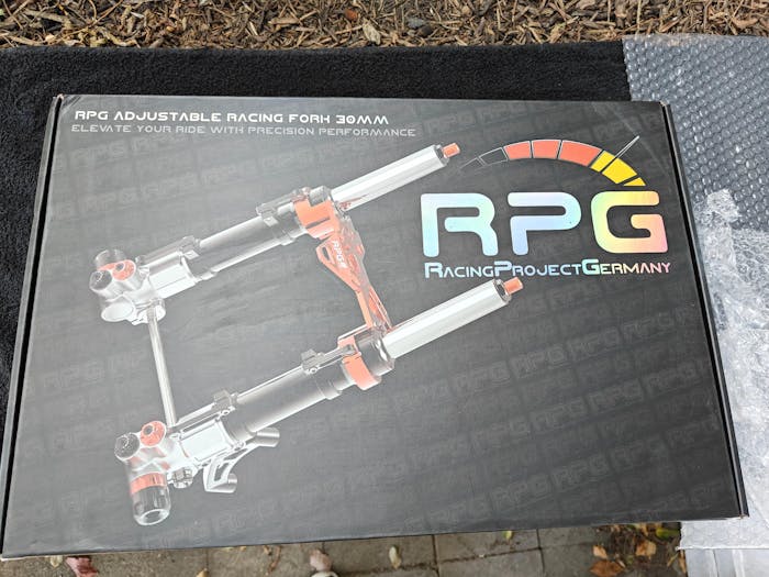 Gabelholme RPG Adjustable Racing Fork CNC Holme / Yamaha Aerox / Universell