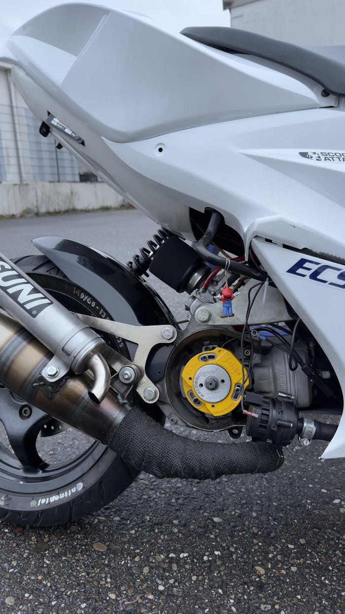 Schutzblech Kotflügel RPG Hinten Minarelli Liegend Aerox Jog