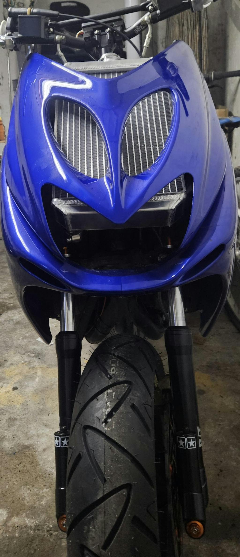 Racing Kühler Aluminium RPG Yamaha Aerox Kühlergrill