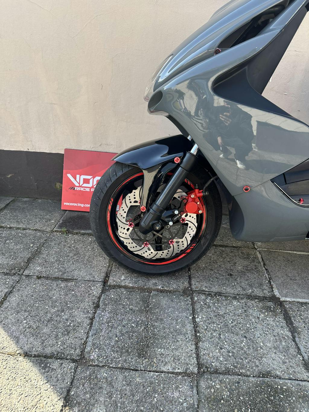 Bremssatteladapter RPG Für Original Bremssattel + 280mm Oversize Bremsscheibe / Yamaha Aerox