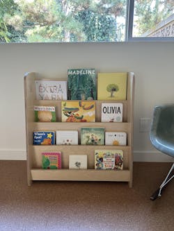 Tiered Montessori Bookshelf