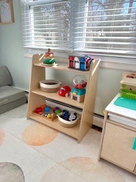 Tiered Toy Toddler Shelf