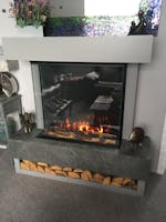 OER Icon Electric Fireplace Suite