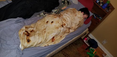The 3D Burrito Blanket (Valentine Special)