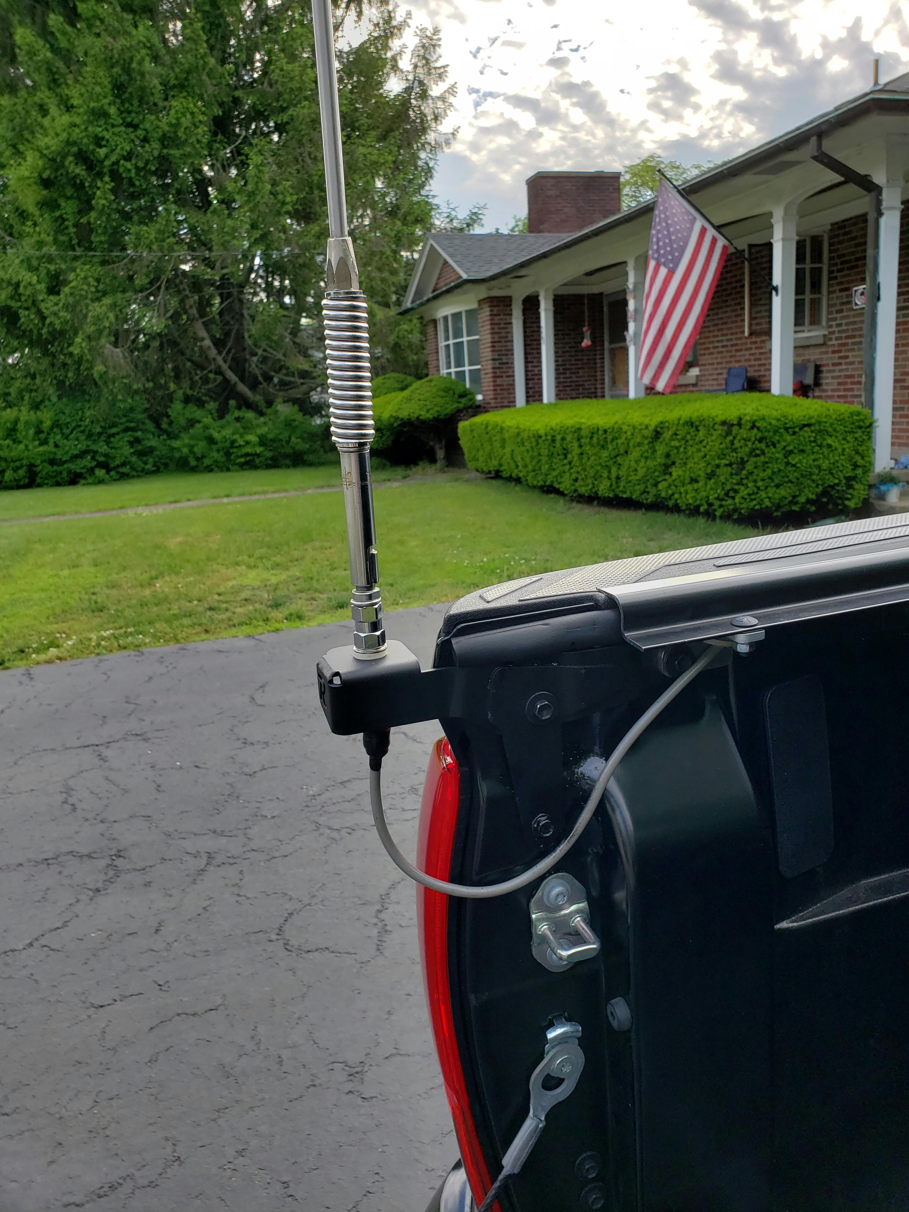 20162019 3rd Gen Toyota CB Antenna Mount Stainless Steel