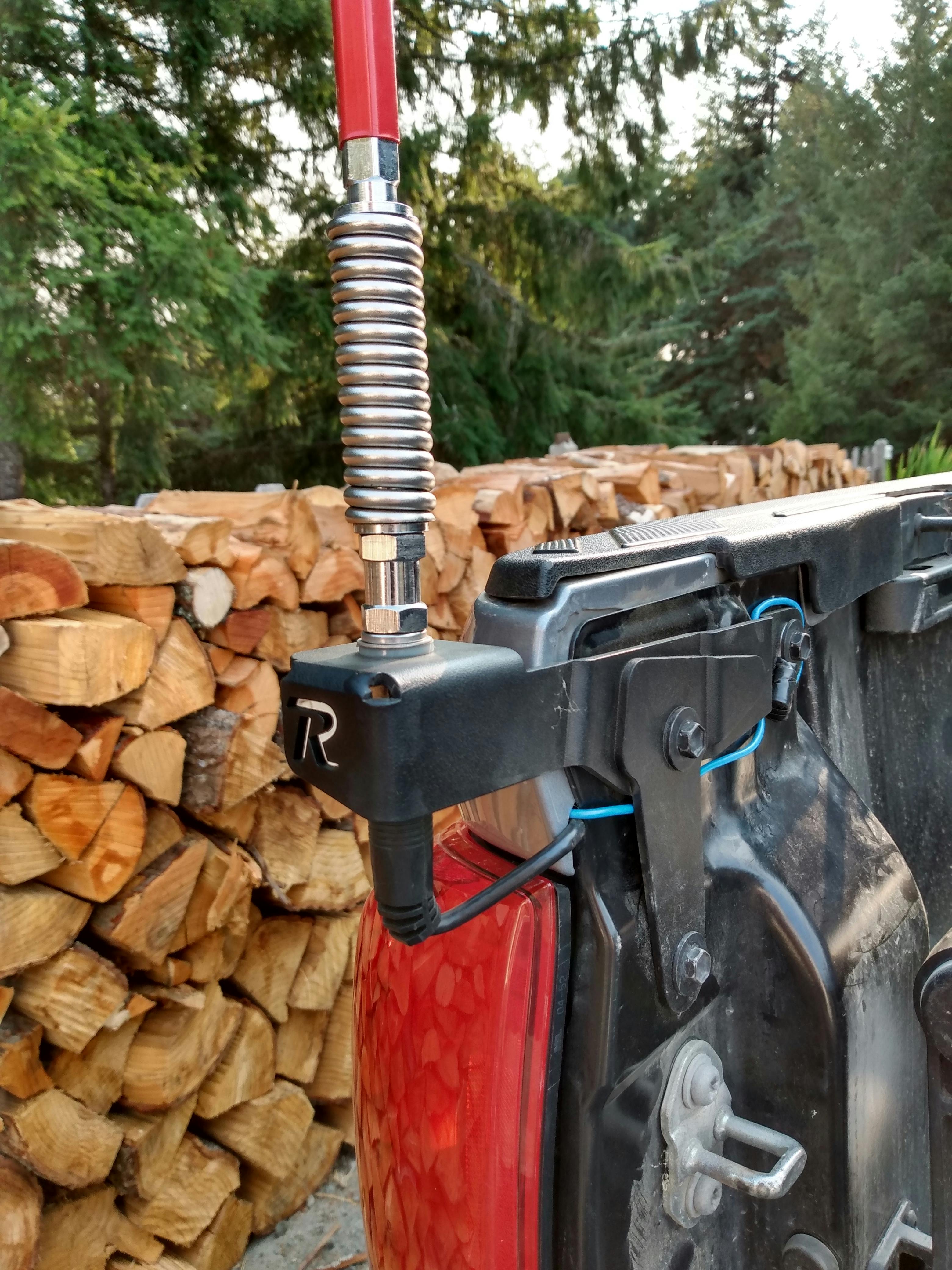 20162019 3rd Gen Toyota CB Antenna Mount Stainless Steel