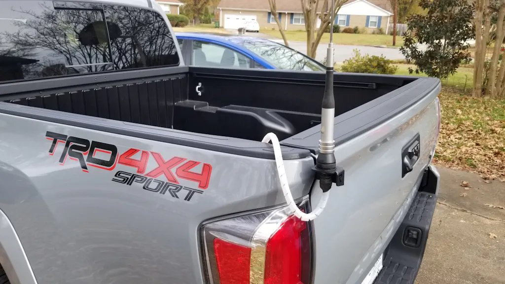 20162021 3rd Gen Toyota CB Antenna Mount Stainless Steel Rago Fabrication