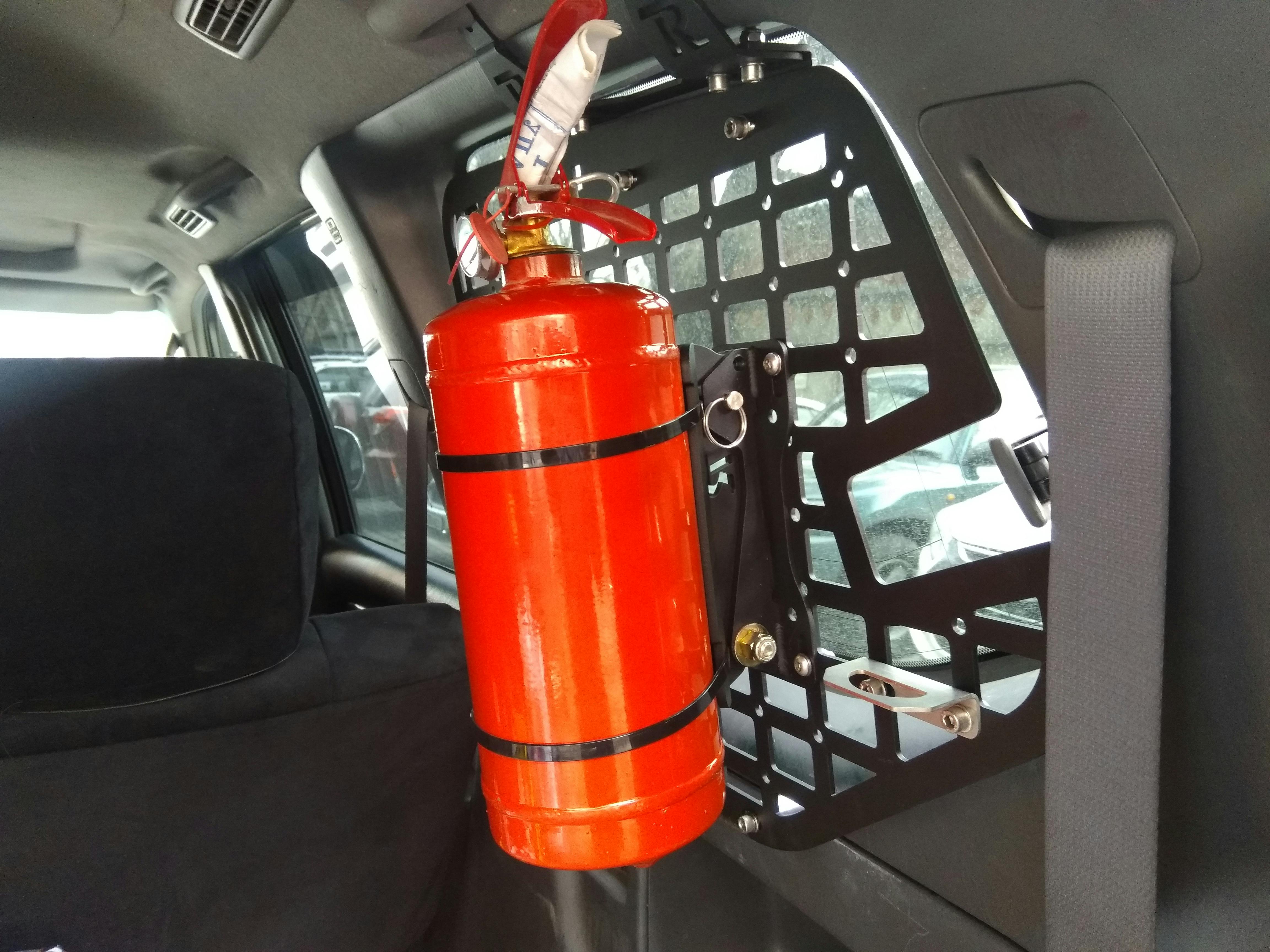 Molle Panel Accessory Mount Fire Extinguisher Quick Release Rago Fabrication