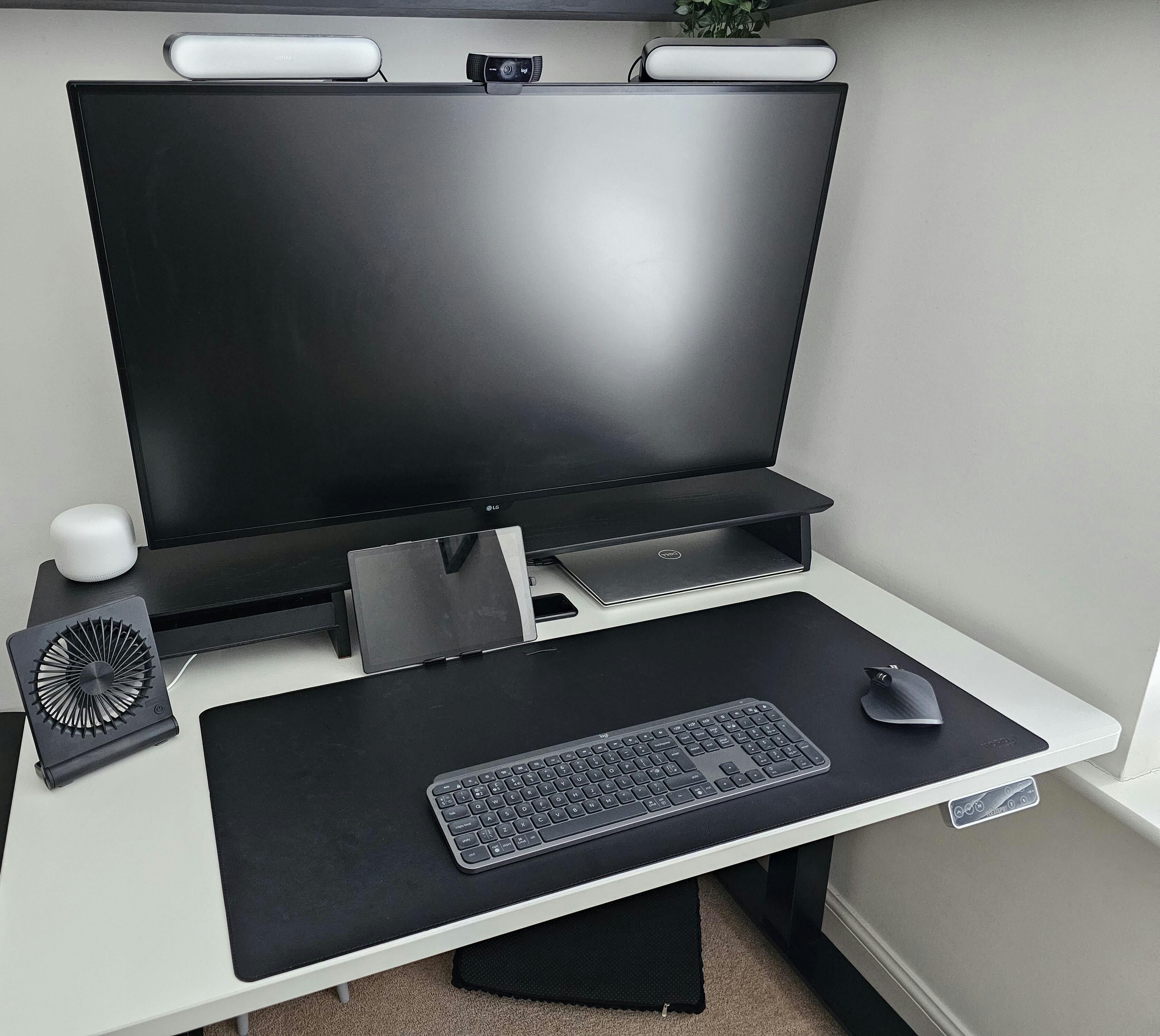 Desk Shelf for Monitor Stand in Black Wood Grovemade Alternative