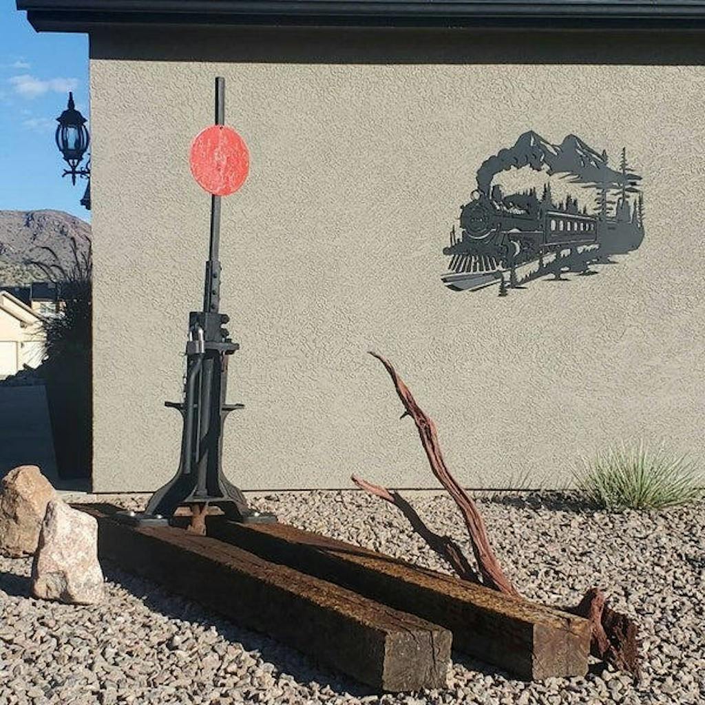 Railspirit Train Metal Wall Art Sculpture Locomotive Hanging Decor