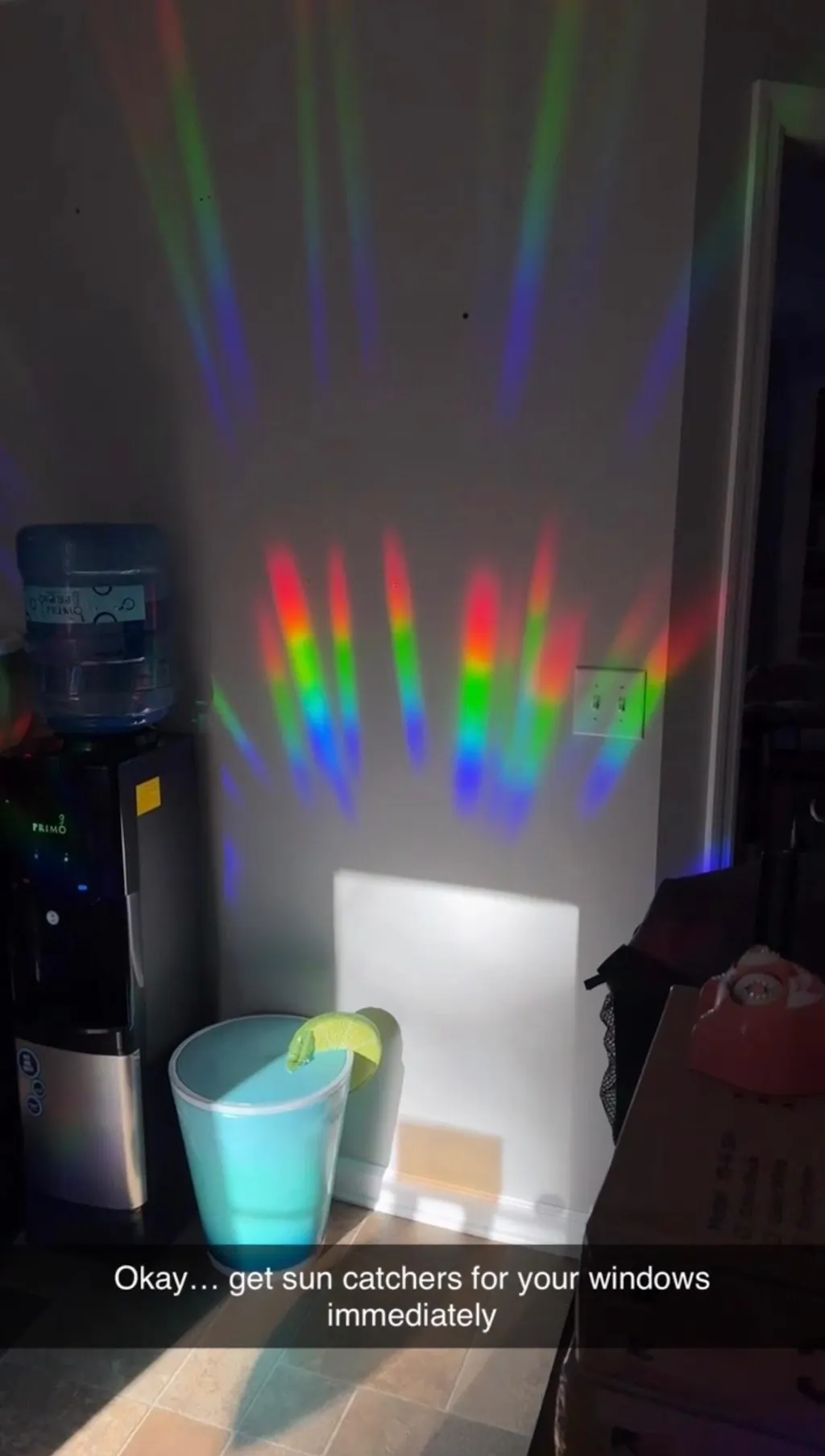 Jumbo Clear Sun Catcher Sticker